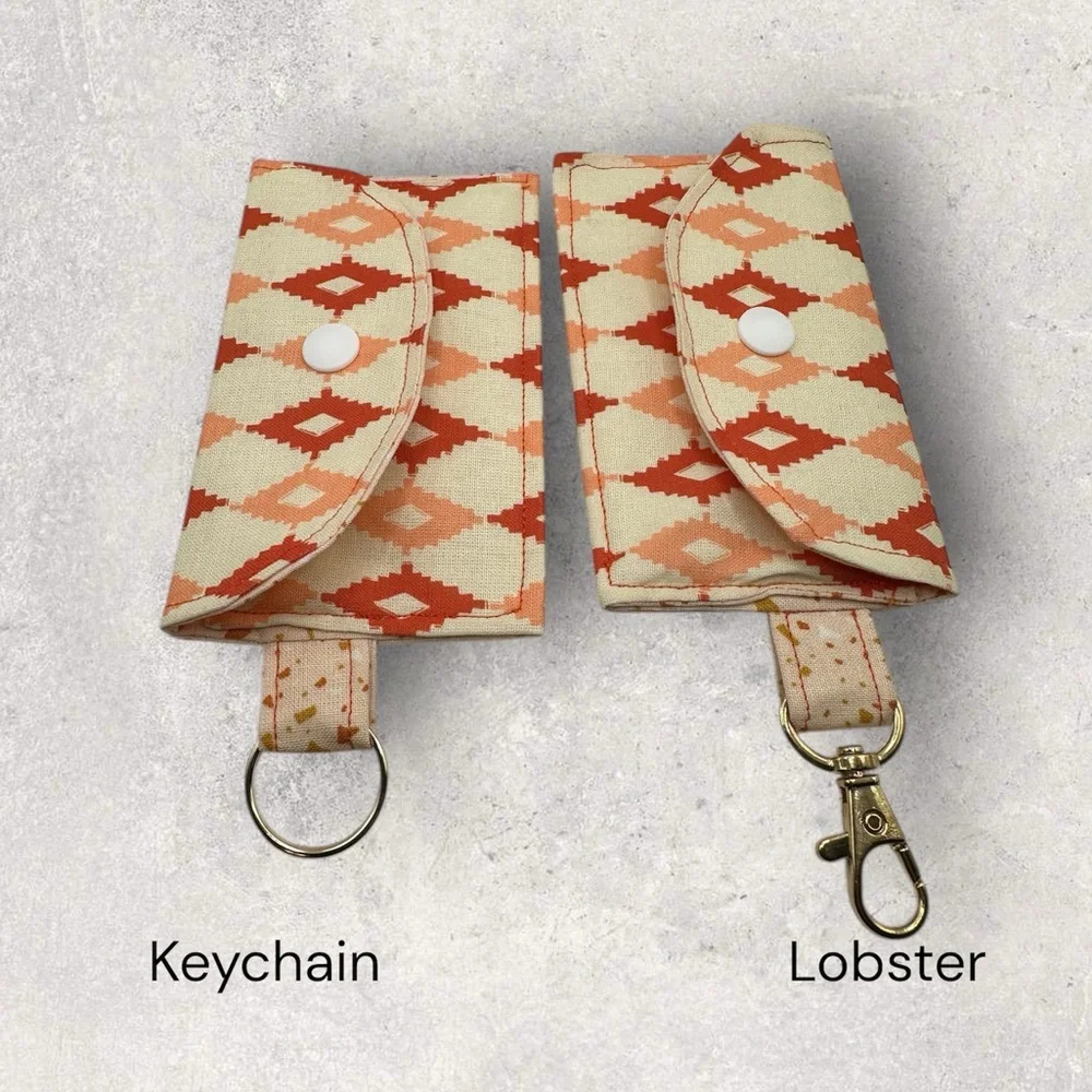 Handmade Cotton Credit Card Pouch - Picture 8 of 8